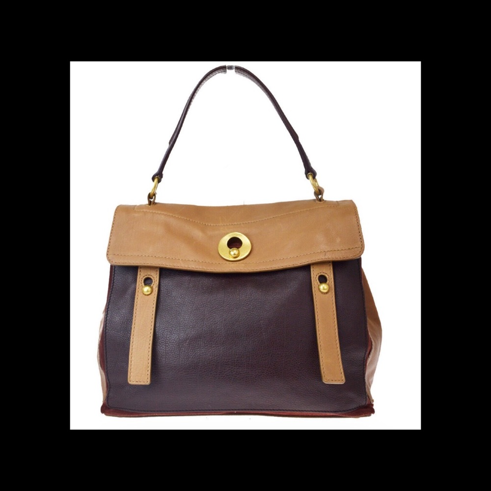 Yves Saint Laurent Muse 2 Suede/Leather Bag